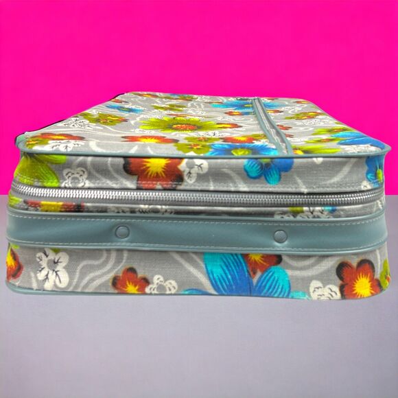 Vintage Flower Power Travelware Bright Groovy Retro Suitcase Lock w/ Keys - Picture 5 of 9